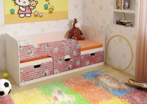 Детская кровать "Минима Pink"