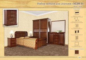Набор мебели для спальни "МДФ-8"